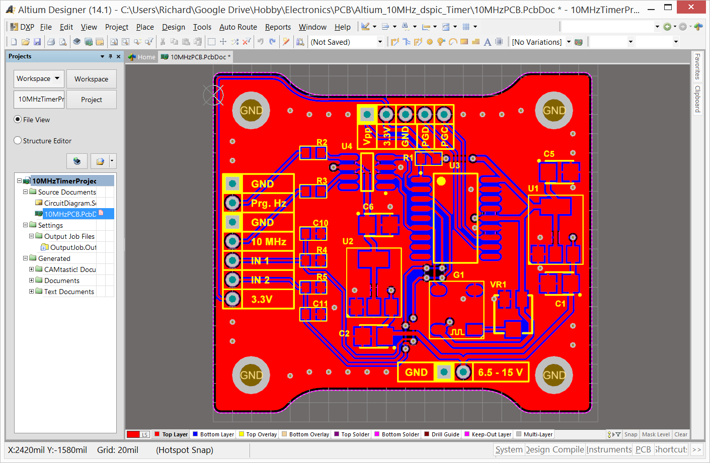 Altium designer создание проекта